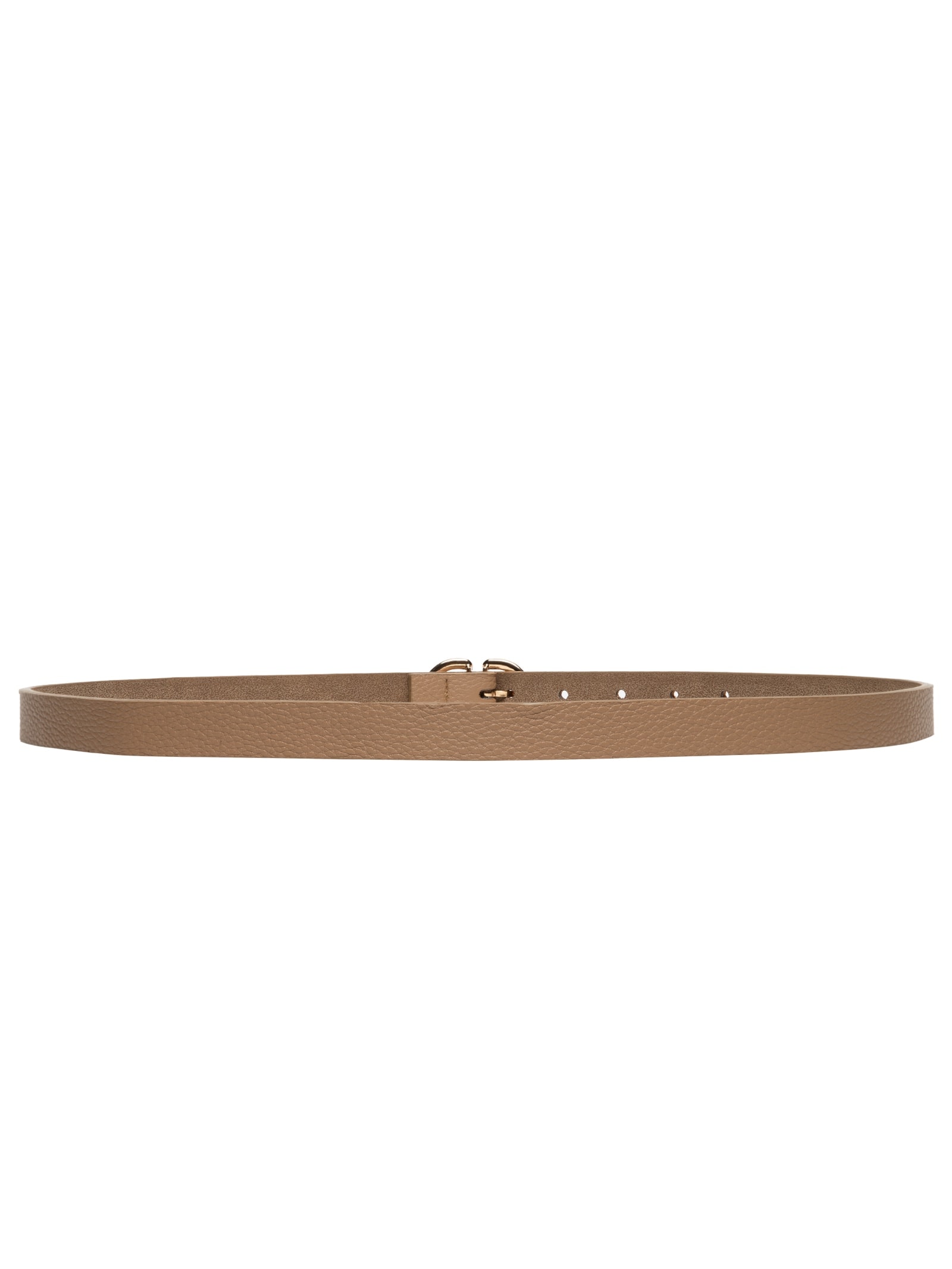 Cinto Feminino Com Fivela Oval Bege Market 33