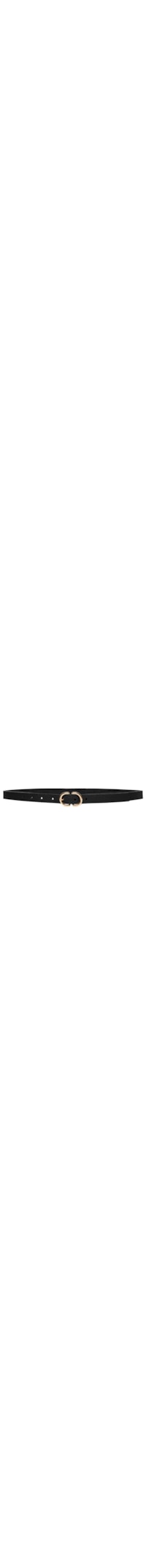 Cinto Feminino Com Fivela Oval - Preto