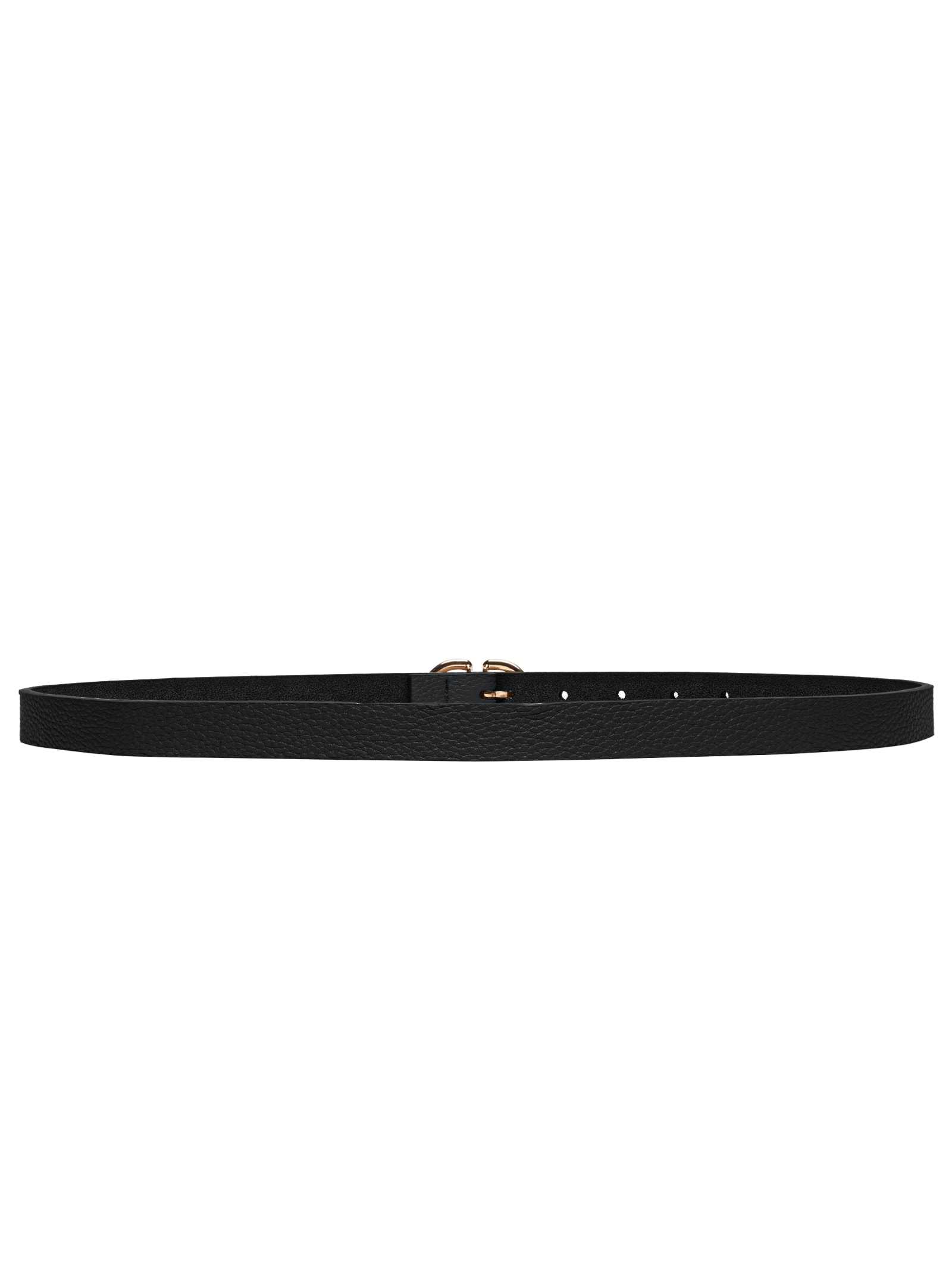 Cinto Feminino Com Fivela Oval Preto Market 33