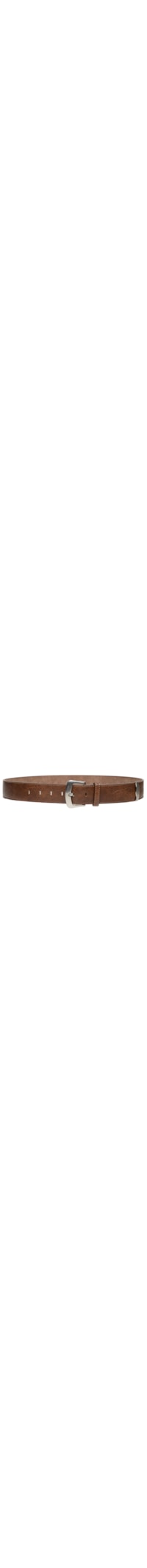 Cinto Feminino Com Fivela Prateada - Marrom