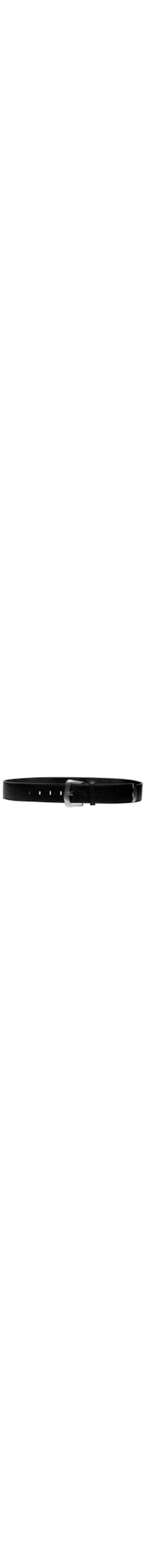 Cinto Feminino Com Fivela Prateada - Preto