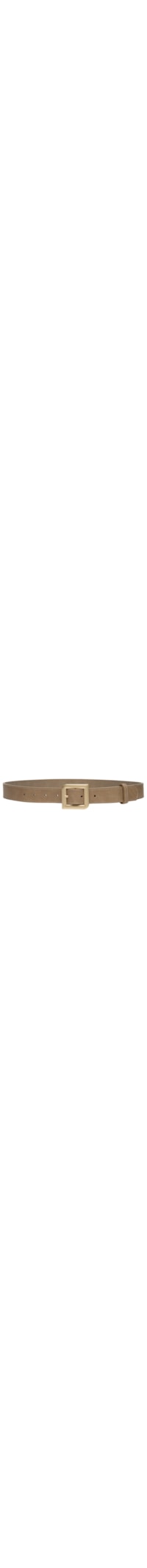 Cinto Feminino Com Fivela Quadrada - Bege
