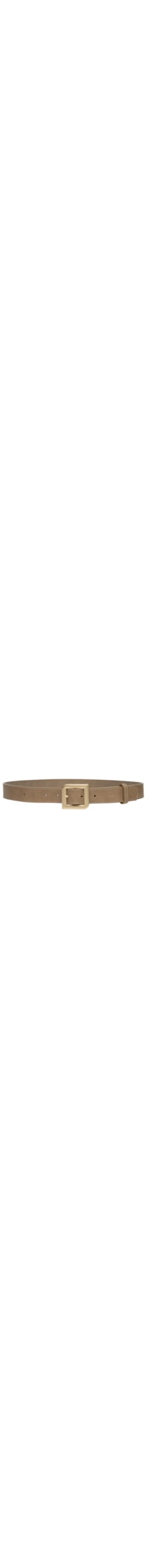 Cinto Feminino Com Fivela Quadrada - Bege