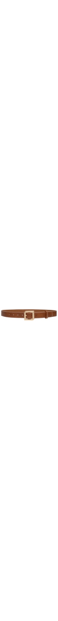 Cinto Feminino Com Fivela Quadrada - Marrom