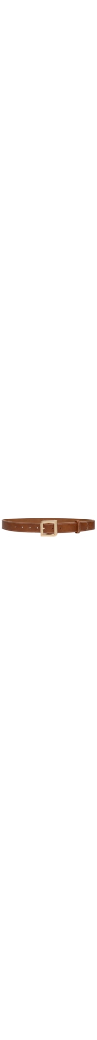 Cinto Feminino Com Fivela Quadrada - Marrom