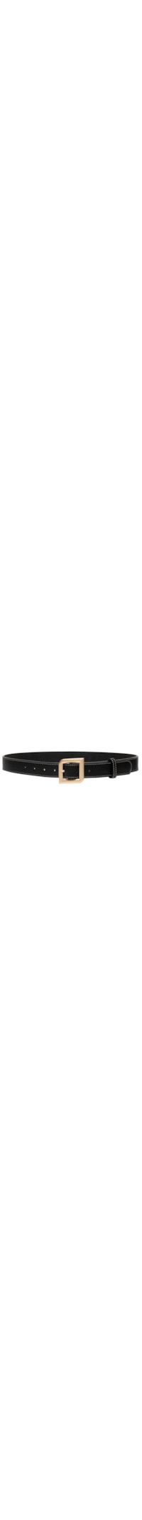 Cinto Feminino Com Fivela Quadrada - Preto