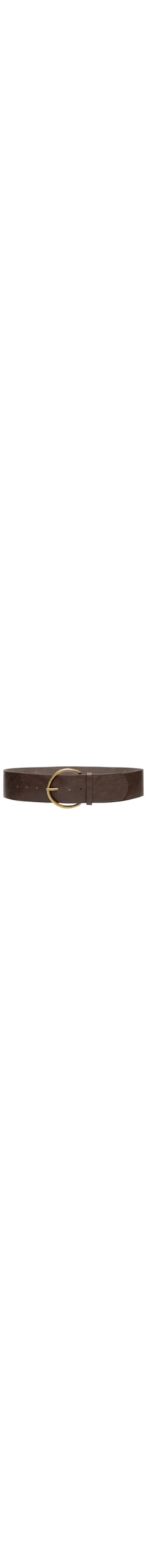 Cinto Feminino Com Fivela Redonda - Marrom