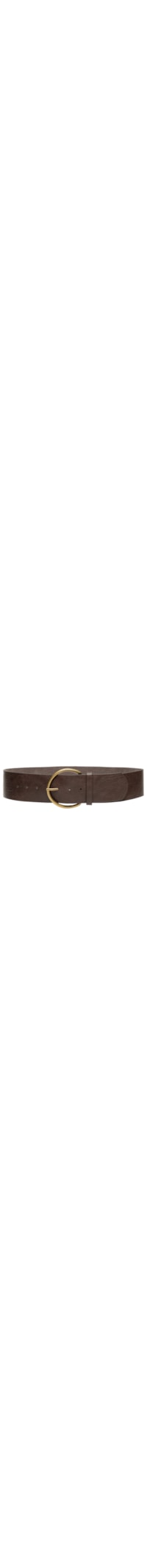 Cinto Feminino Com Fivela Redonda - Marrom