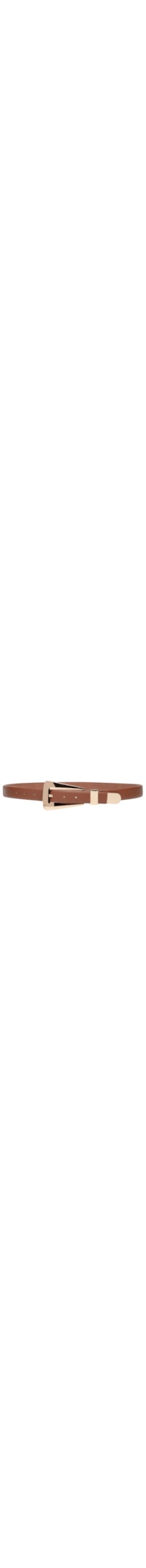 Cinto Feminino Com Fivela Retangular - Marrom