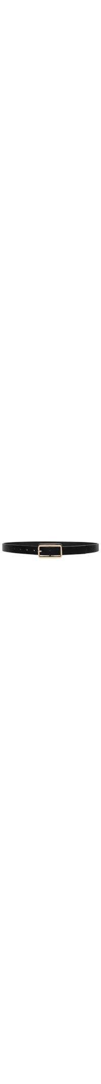 Cinto Feminino Com Fivela Retangular - Preto