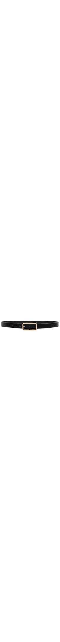 Cinto Feminino Com Fivela Retangular - Preto