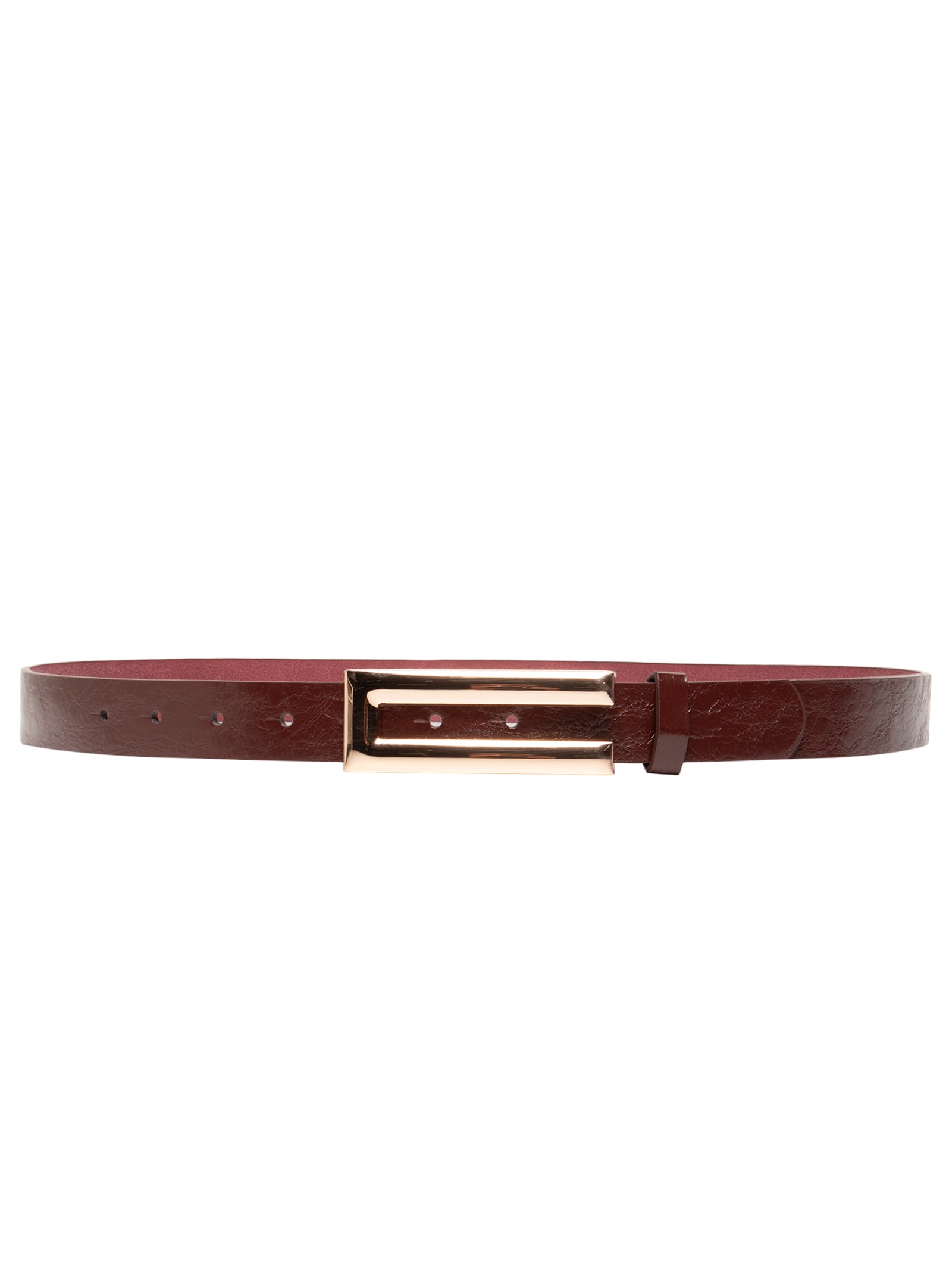 Cinto Feminino Com Fivela Retangular Vermelho Market 33