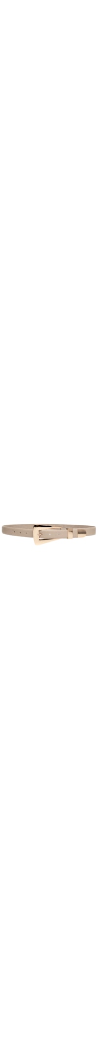 Cinto Feminino Com Fivela Retangular – Bege