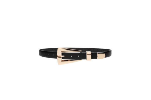 Cinto Feminino Com Fivela Retangular – Preto