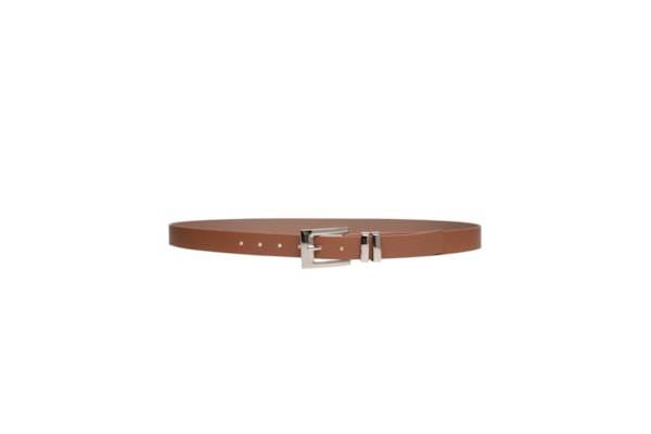 Cinto Feminino com Passante Duplo – Marrom