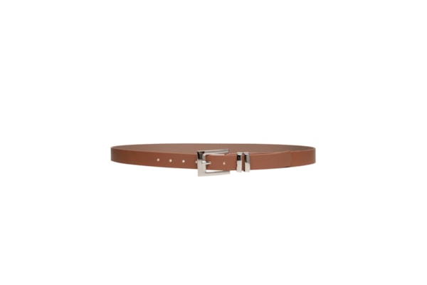 Cinto Feminino com Passante Duplo – Marrom