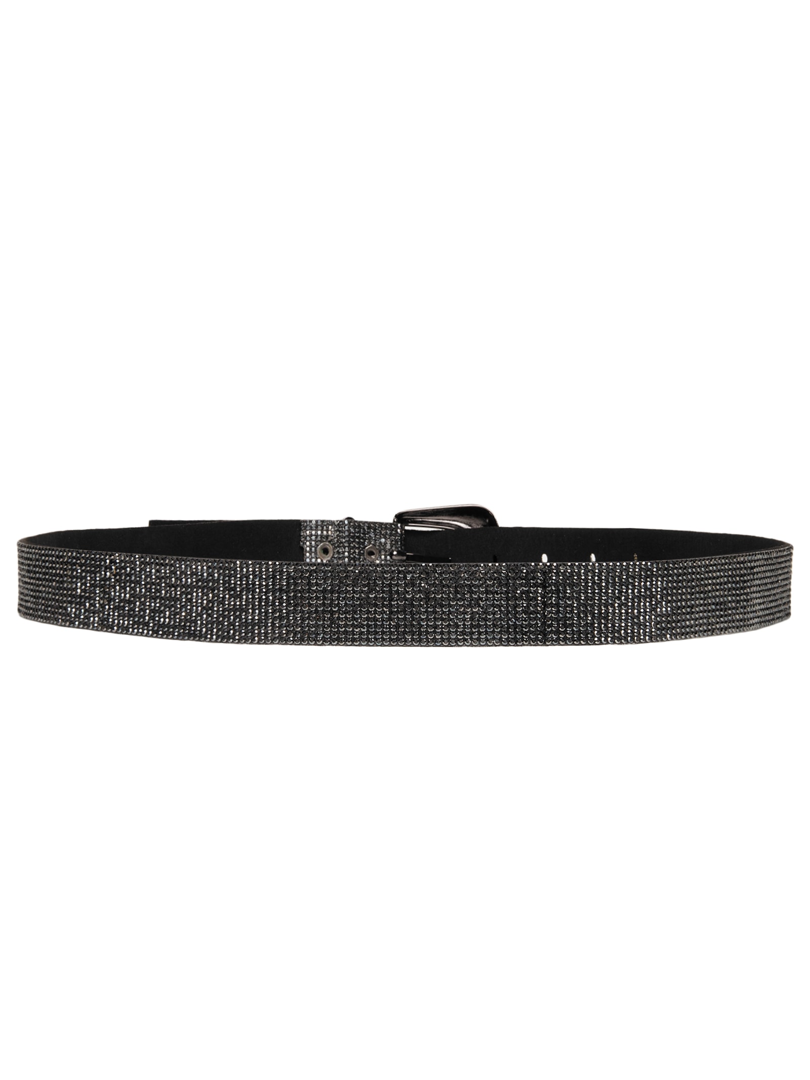 Cinto Feminino Com Strass Preto Market 33