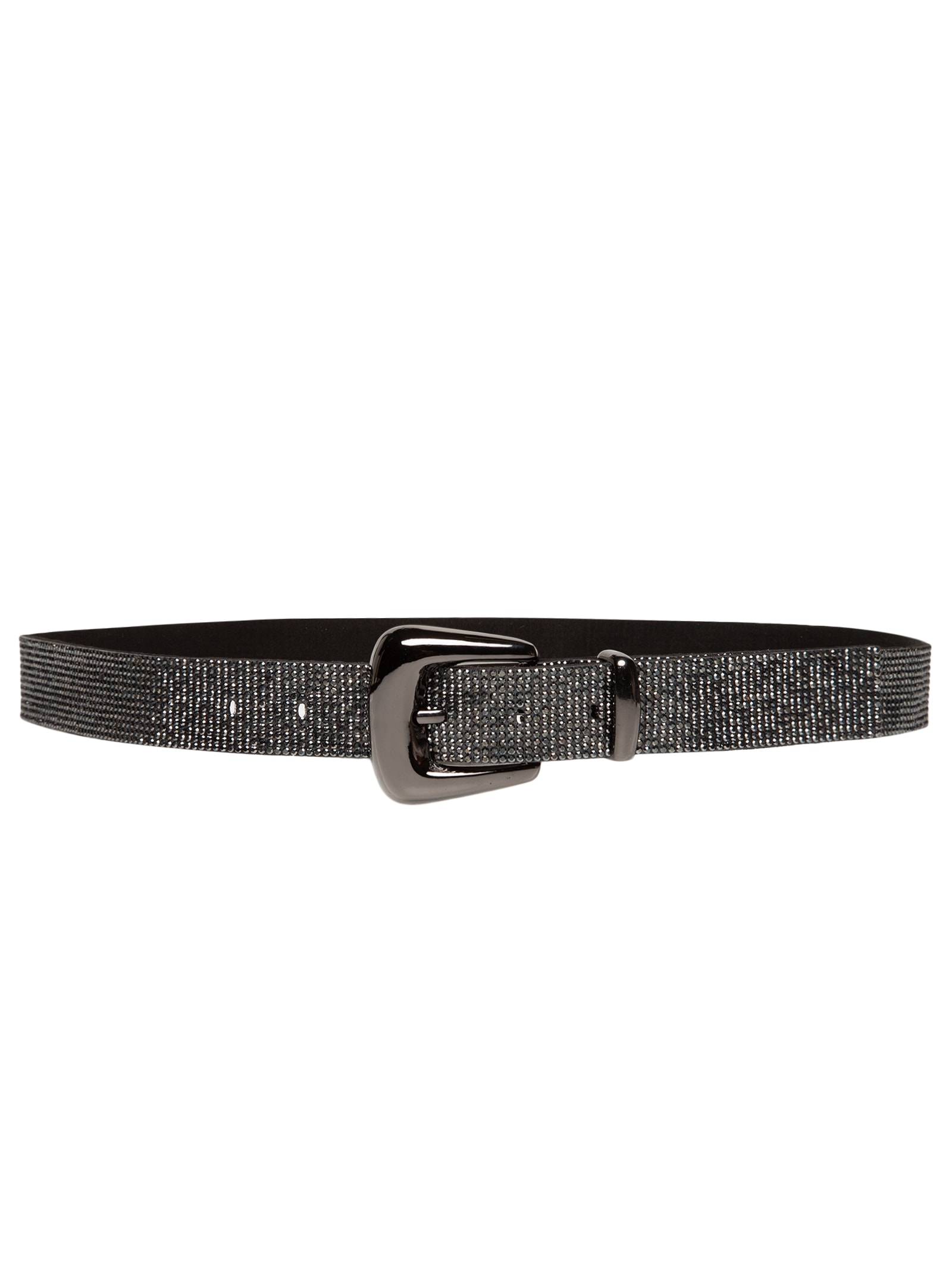 Cinto Feminino Com Strass Preto Market 33