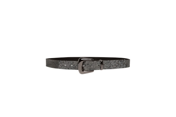 Cinto Feminino Com Strass - Preto