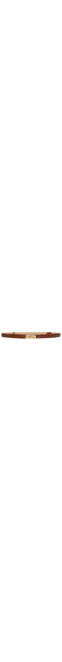 Cinto Feminino com Textura Croco – Marrom