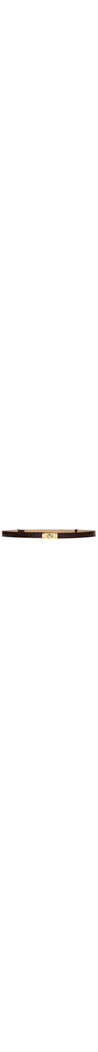 Cinto Feminino com Textura Croco – Marrom