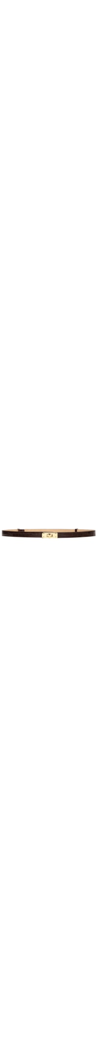Cinto Feminino com Textura Croco – Marrom