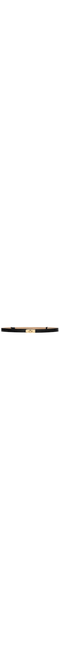 Cinto Feminino com Textura Croco – Preto