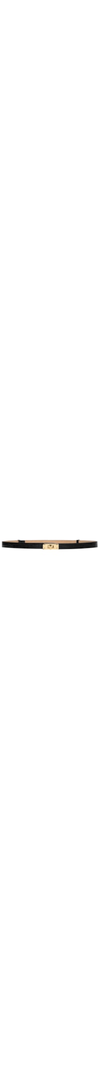 Cinto Feminino com Textura Croco – Preto