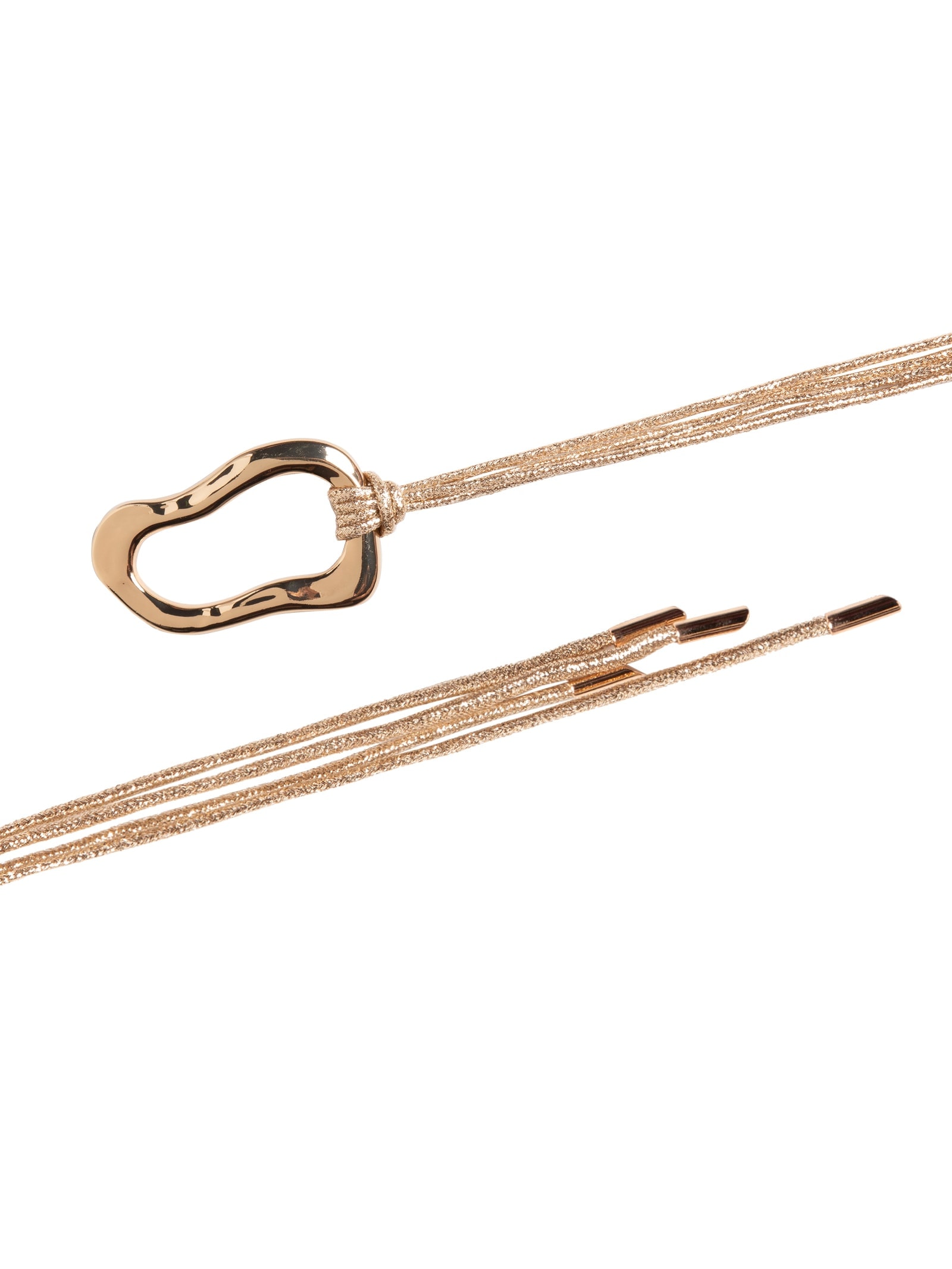 Cinto Feminino Corda Com Fivela Orgânica Dourado Market 33