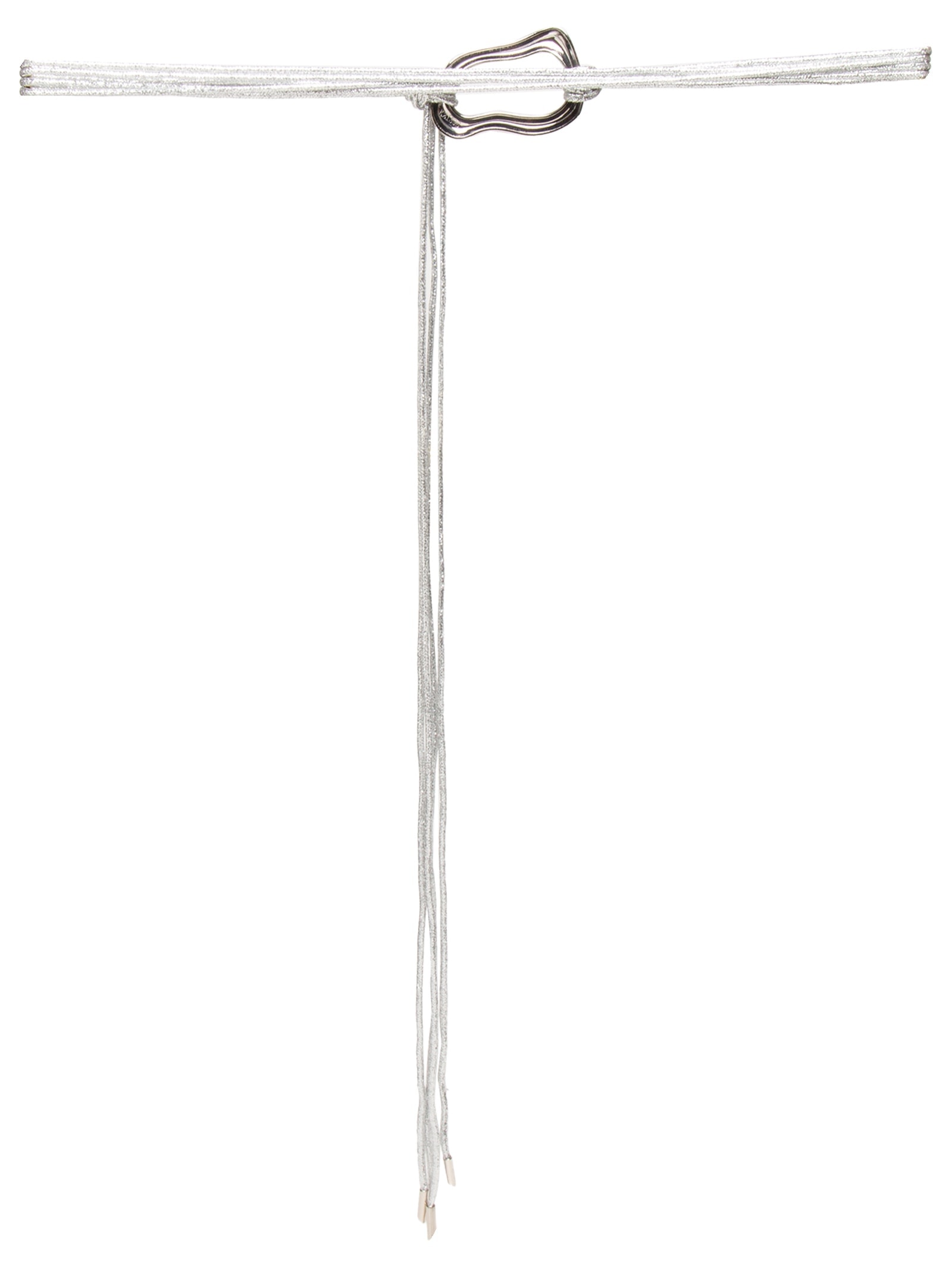 Cinto Feminino Corda Com Fivela Orgânica Prateado Market 33