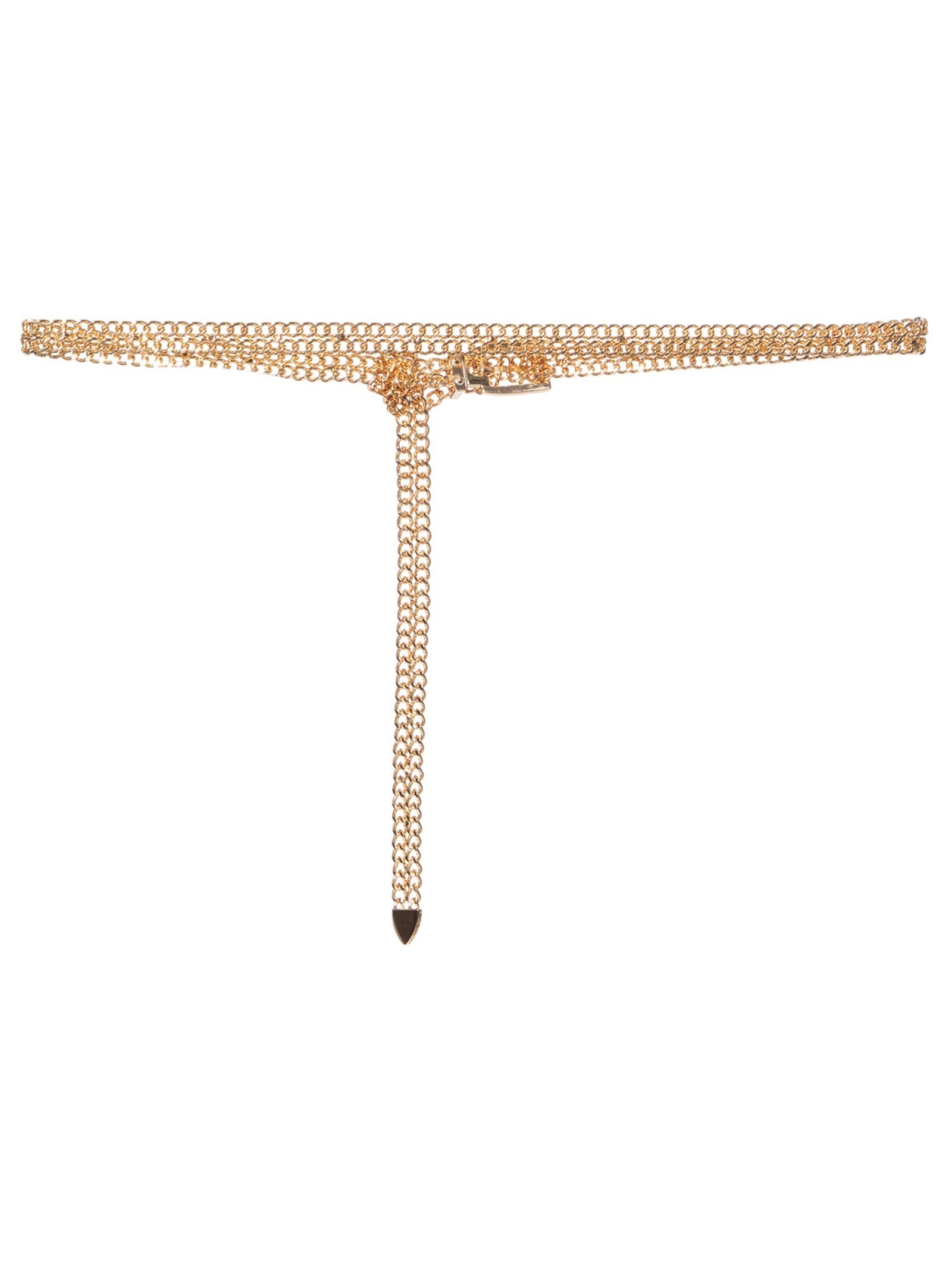 Cinto Feminino Corrente Com Fivela Dourado Market 33