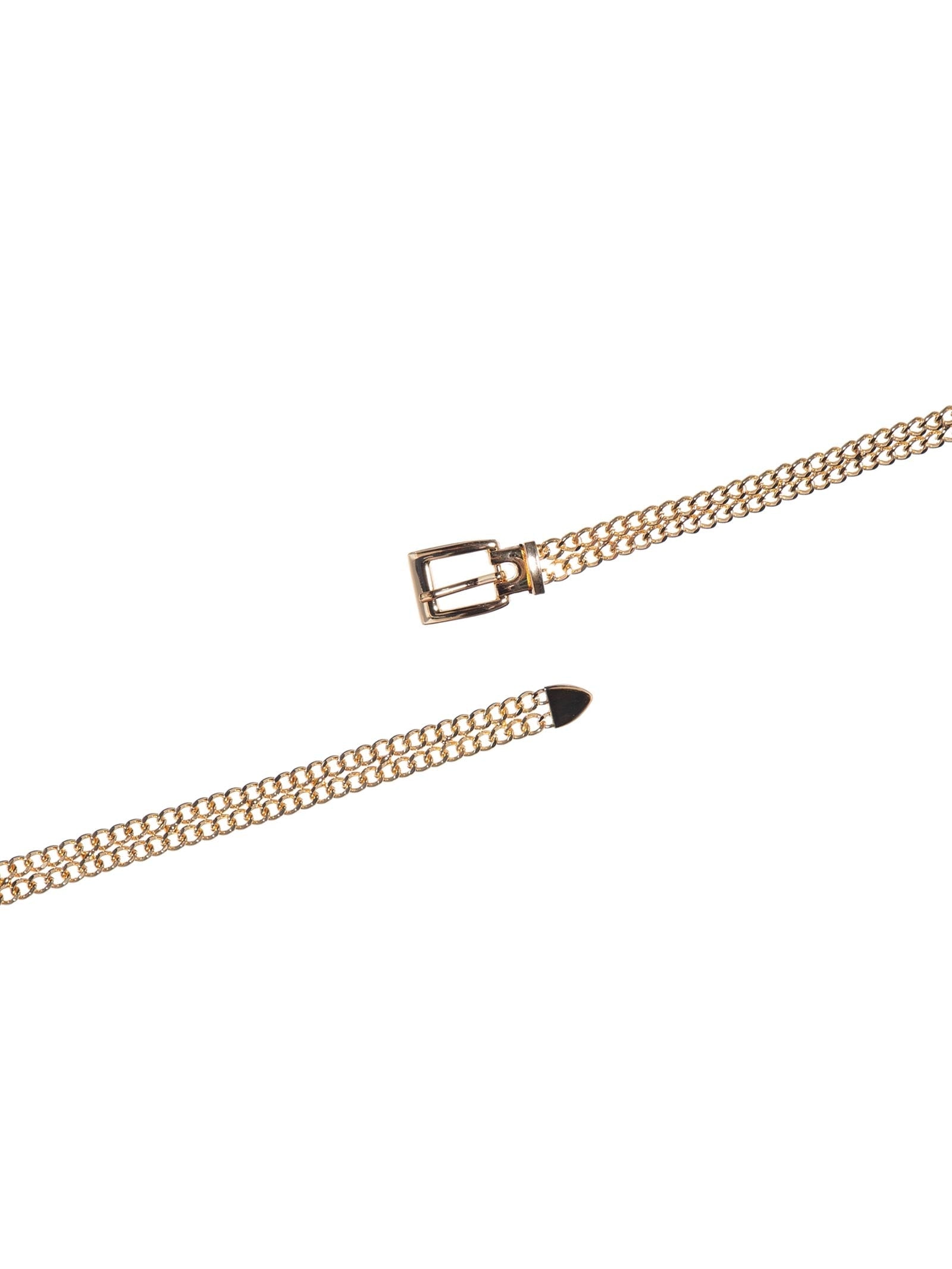 Cinto Feminino Corrente Com Fivela Dourado Market 33