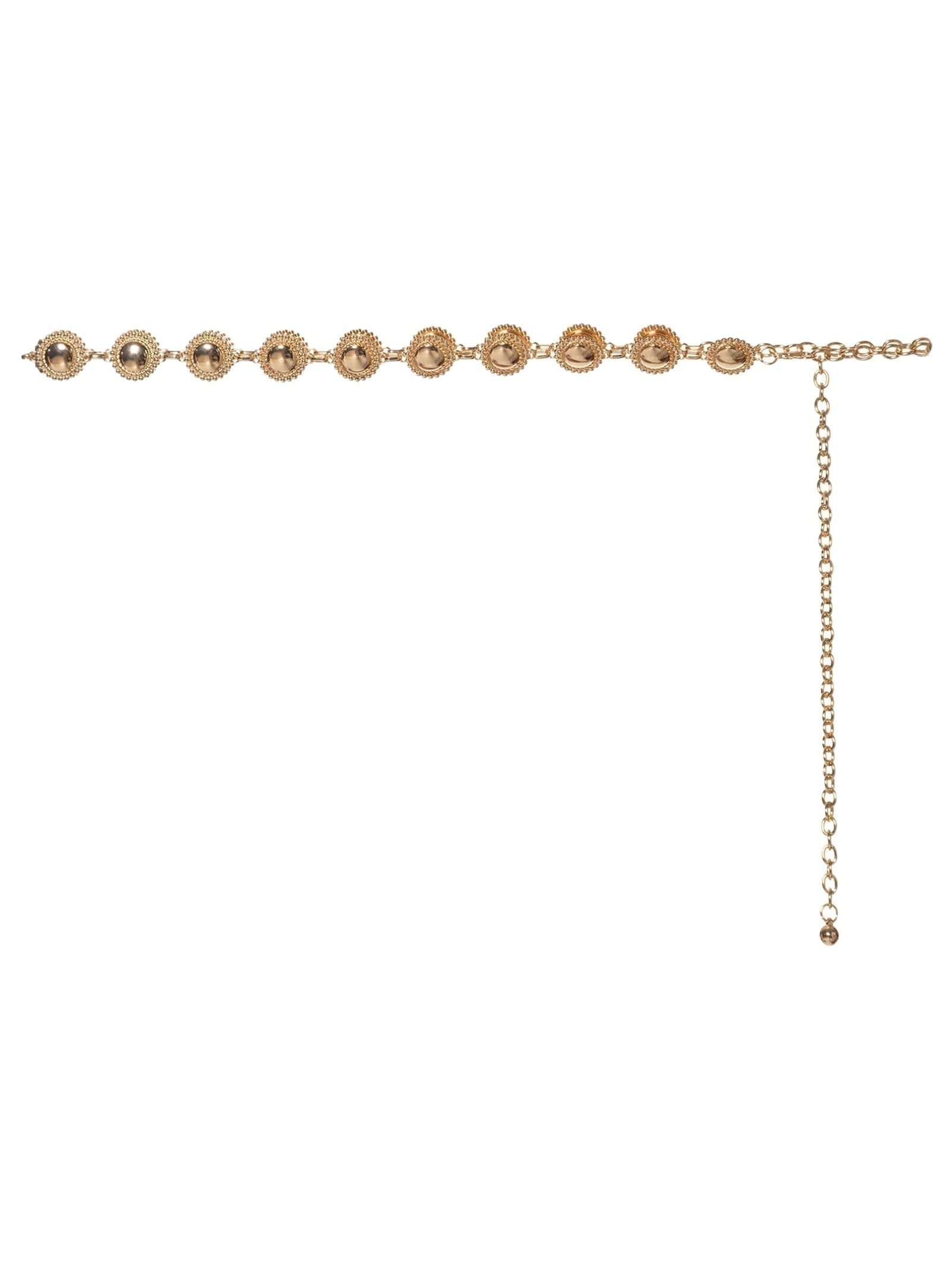 Cinto Feminino Corrente Medalhas Dourado Market 33