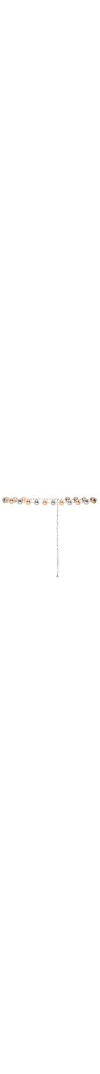 Cinto Feminino Corrente Medalhas - Prata