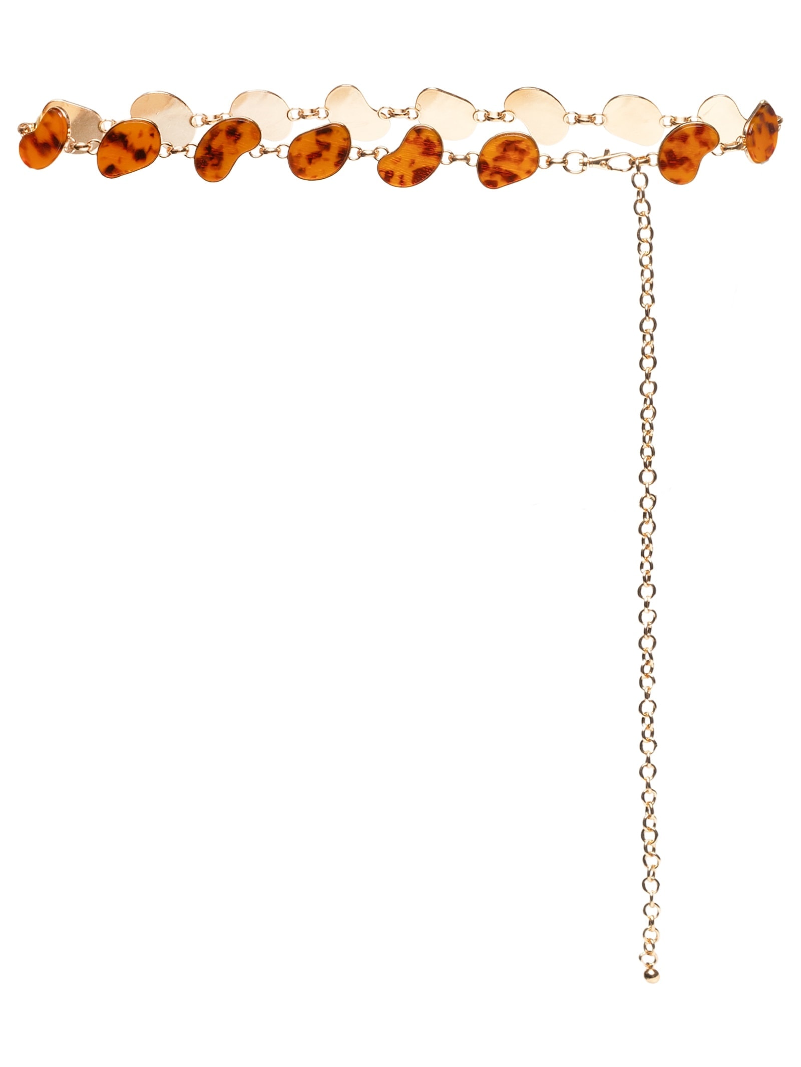 Cinto Feminino Corrente Resina Dourado Market 33