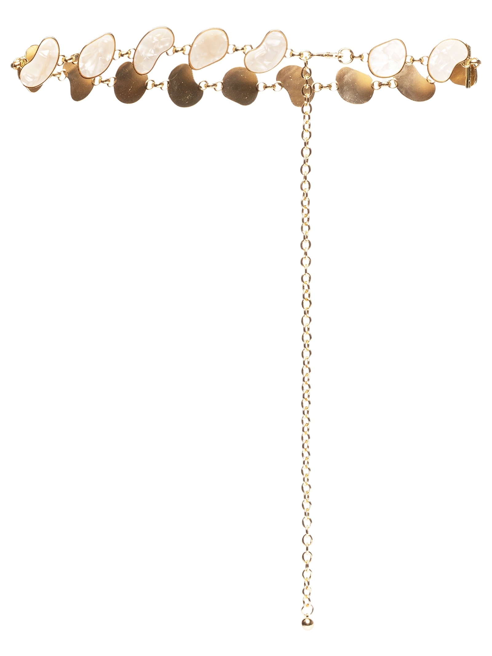 Cinto Feminino Corrente Resina Dourado Market 33