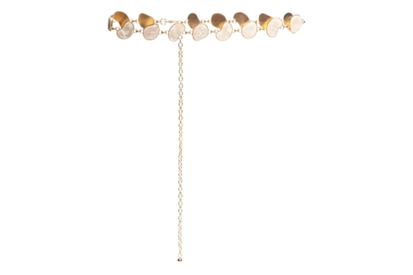 Cinto Feminino Corrente Resina - Dourado