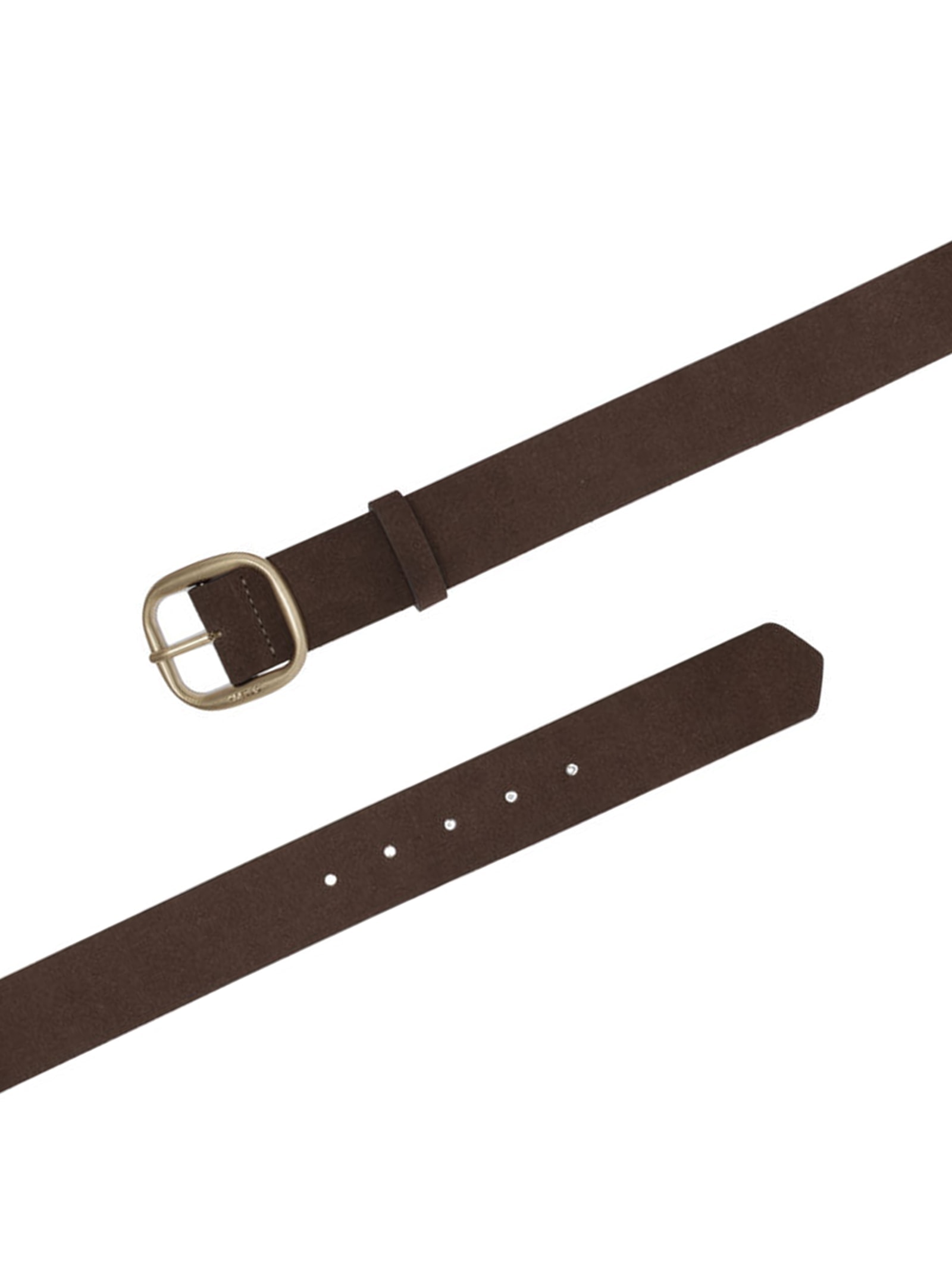 Cinto Feminino Couro Acamurçado Largo Fivela Metal Marrom Arezzo