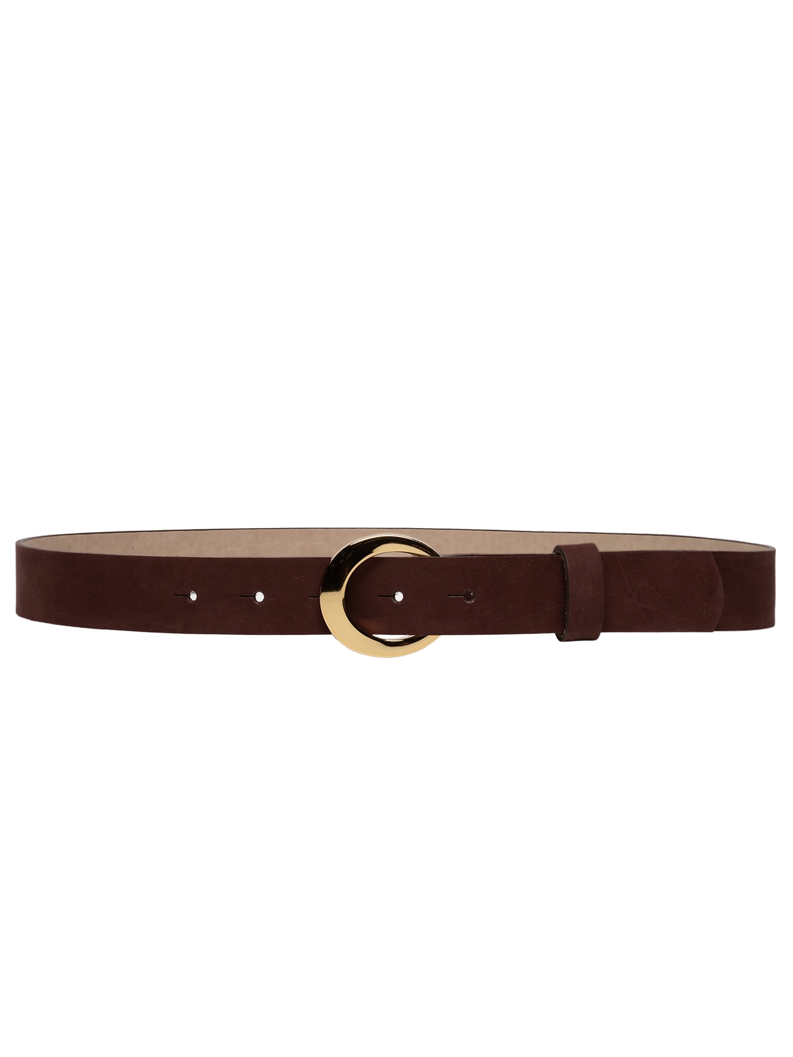 Cinto Feminino Couro Com Fivela De Metal Marrom '2Essential