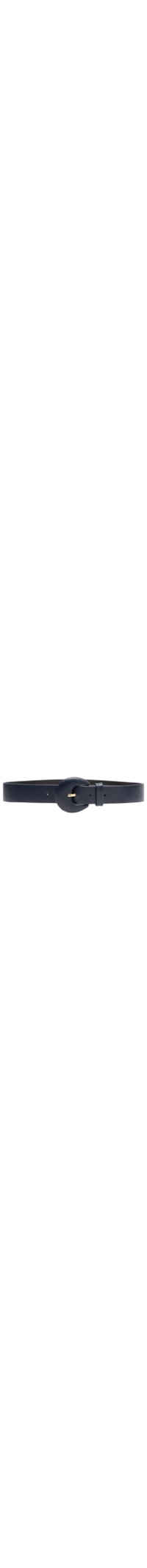 Cinto Feminino Couro Com Fivela Encapada - Azul