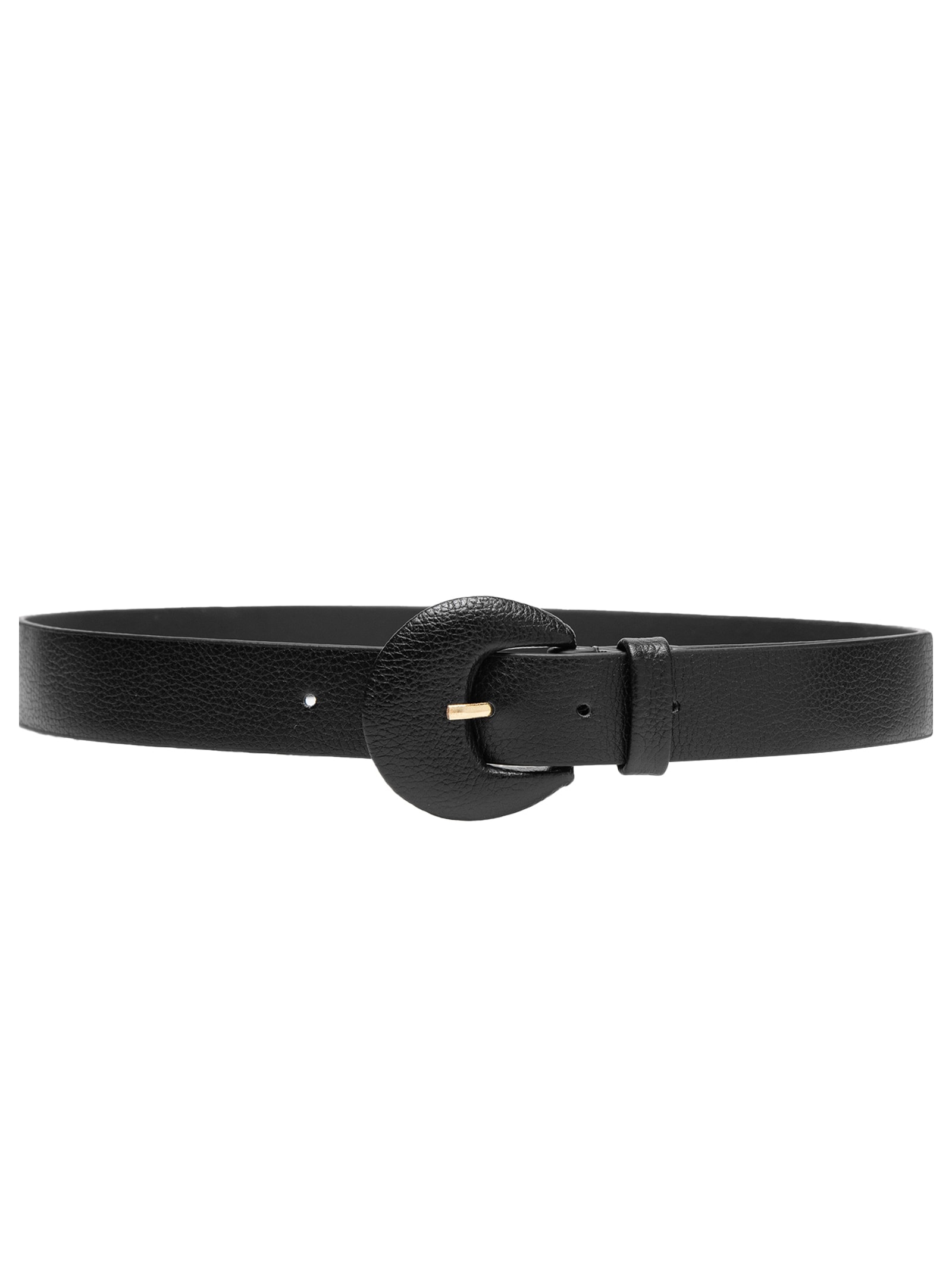 Cinto Feminino Couro Com Fivela Encapada Azul Basiq