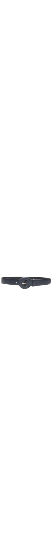 Cinto Feminino Couro Com Fivela Encapada - Azul