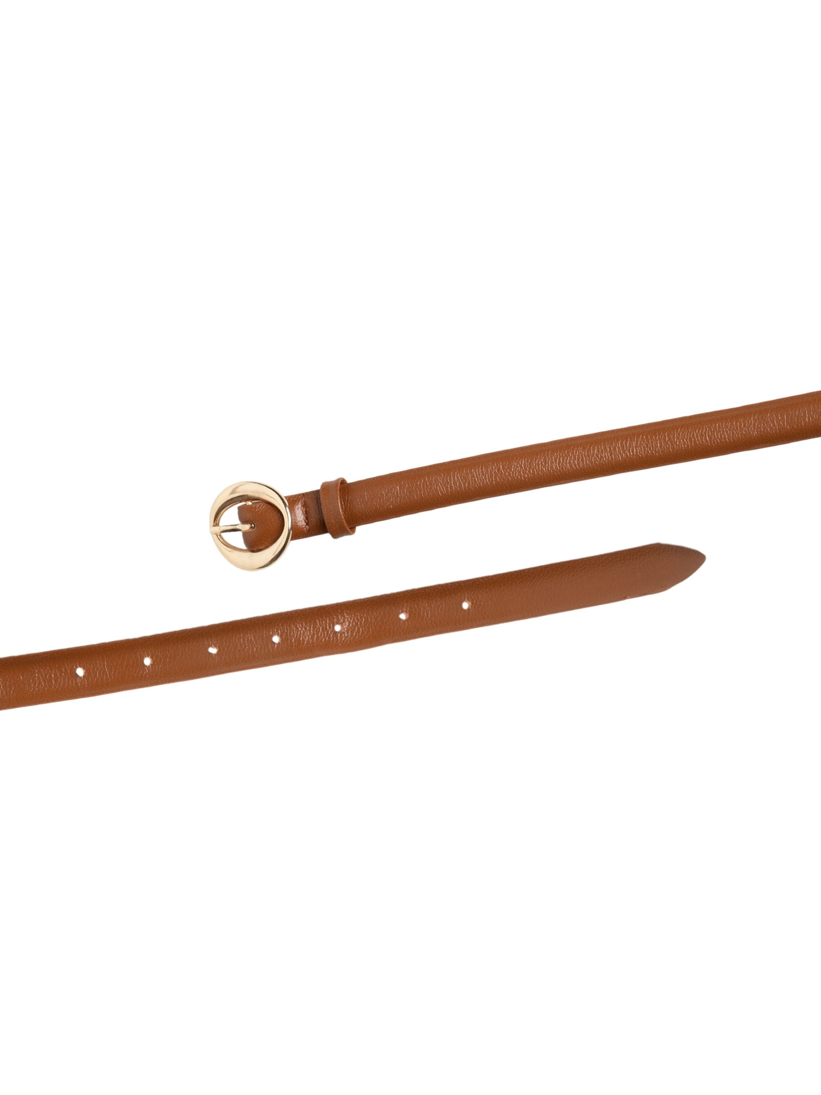 Cinto Feminino Couro Com Fivela Marrom  '2Essential