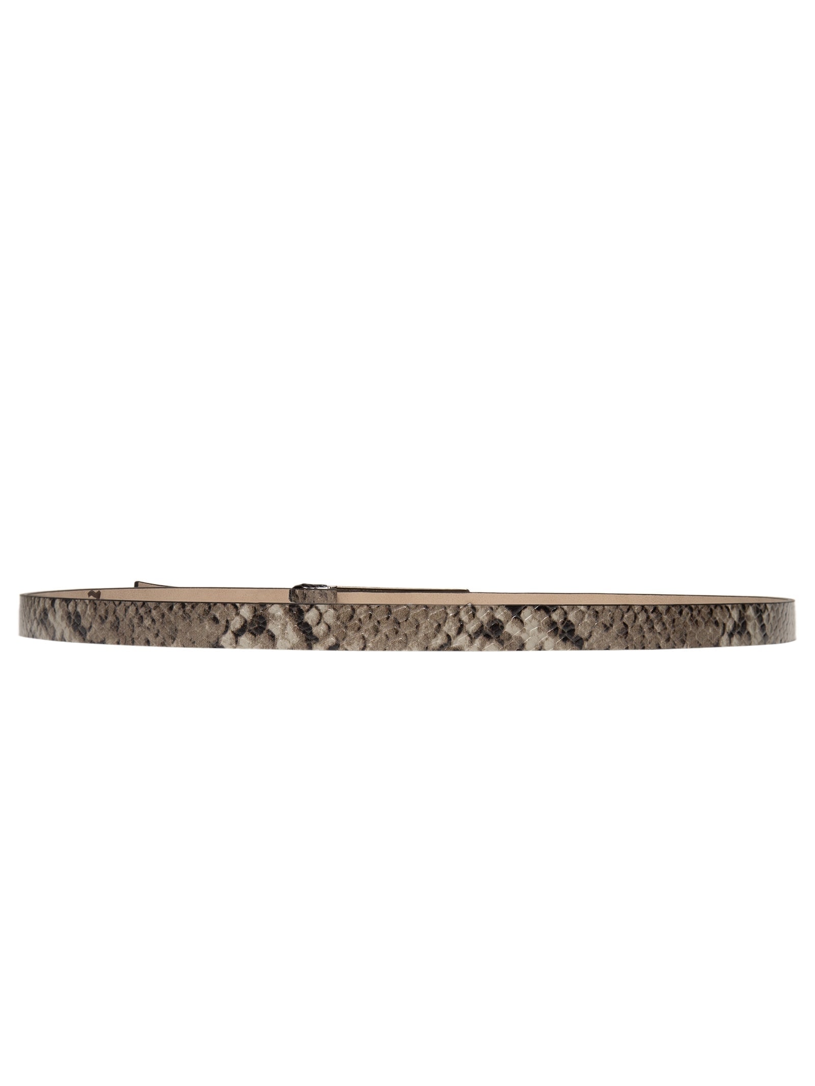 Cinto Feminino Couro Com Fivela Retangular Animal Print '2Essential