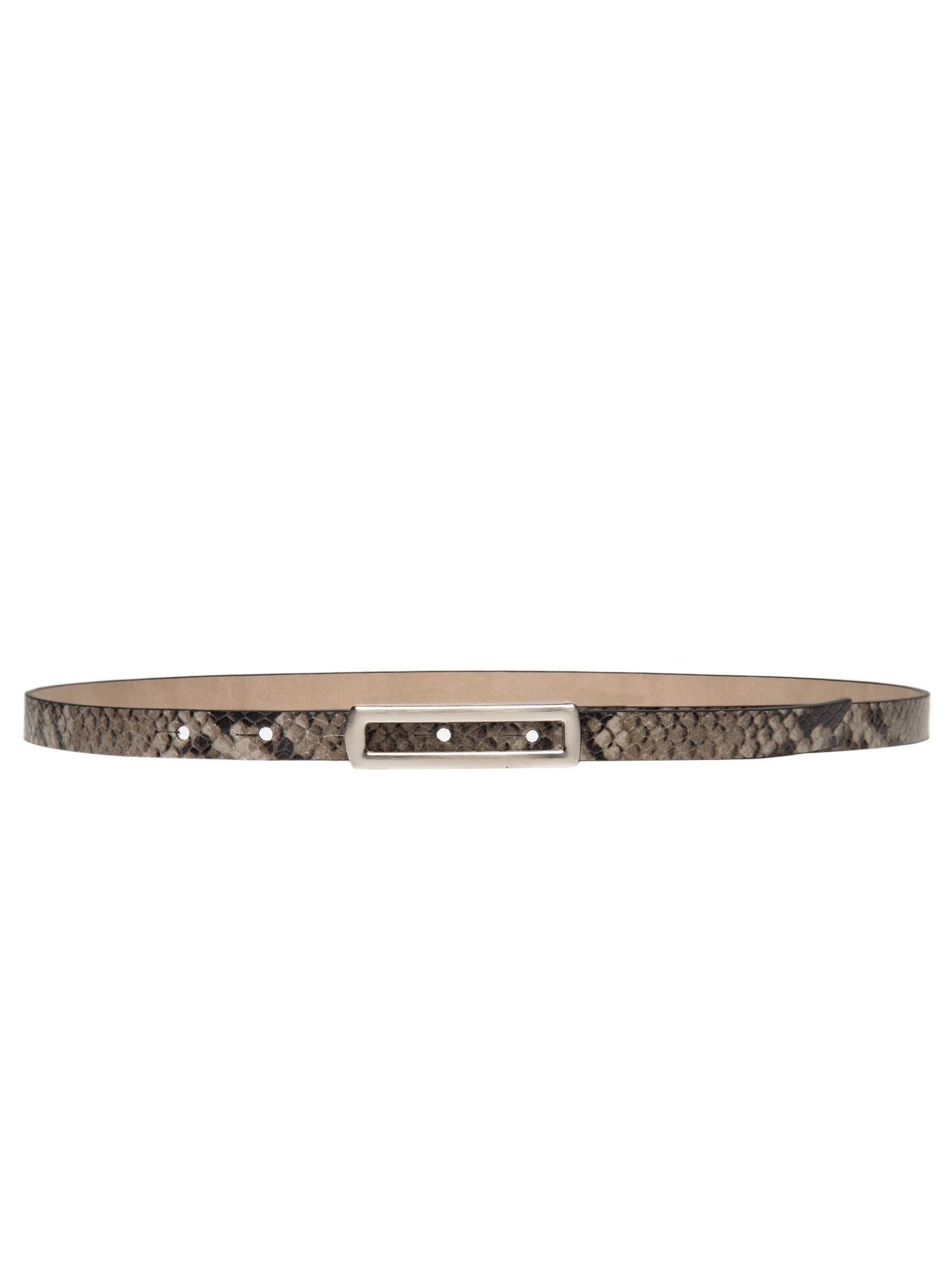 Cinto Feminino Couro Com Fivela Retangular Animal Print '2Essential