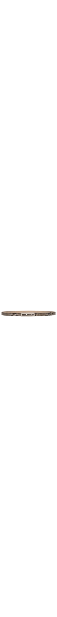 Cinto Feminino Couro Com Fivela Retangular - Animal Print