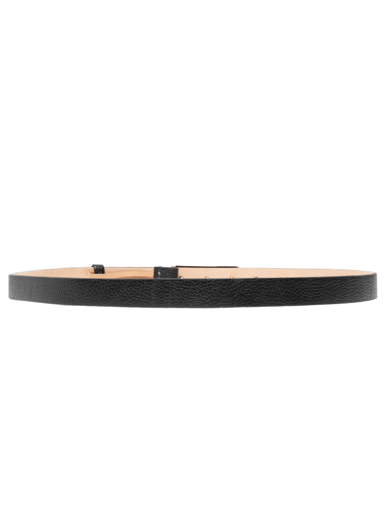 Cinto Feminino Couro Com Fivela Retangular Preto Market 33
