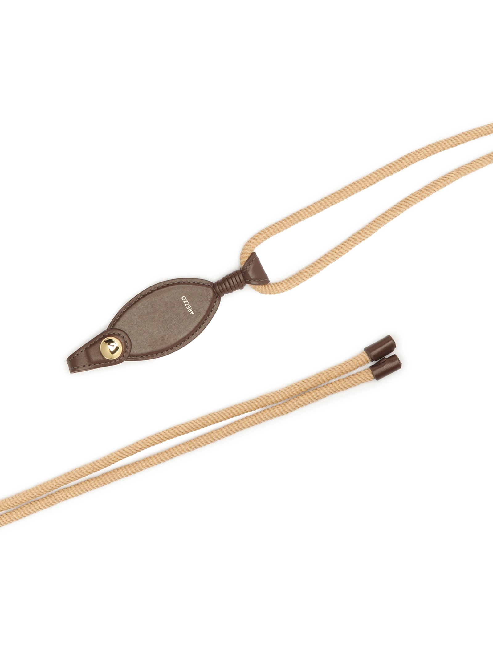 Cinto Feminino Couro Cordão Bege Arezzo + Lenny Niemeyer