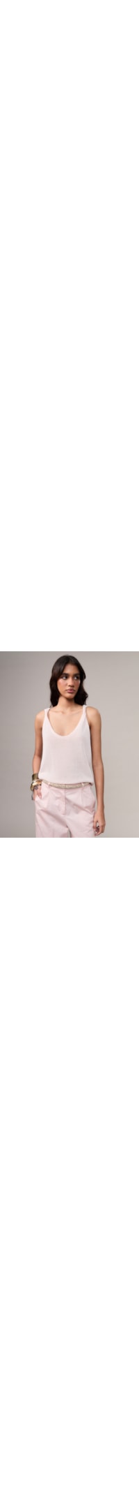 Cinto Feminino Couro Cordas - Dourado