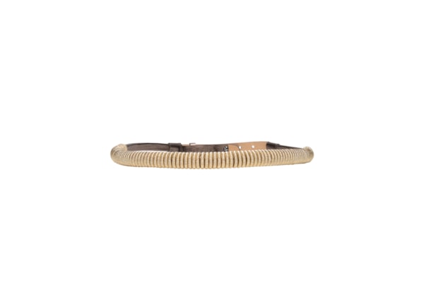 Cinto Feminino Couro Cordas - Dourado